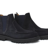 Stivaletto modello beatles in camoscio blu e fondo in gomma leggera 881PHSSBLU 92 ROSSI 