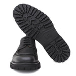 Stringata modello ingegnere in nabuk anticato nero  e fondo in gomma leggero 890RNE 399 ROSSI 