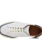 Sneaker in vitello anticato off white con inserti in camoscio e fondo in gomma 1051CODIXOFFFM 217 ROSSI 