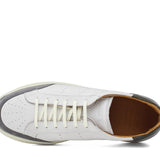 Sneaker in vitello anticato off white con inserti in camoscio e fondo in gomma 1051CODIXOFFFM 217 ROSSI 