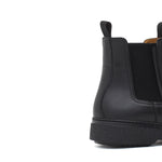 Stivaletto con elastico in vitello naturale nero e fondo in gomma leggera 1236PVN 1112 ROSSI 