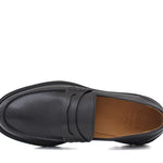 Mocassino College  in bufalo  nero e fondo in gomma leggera 5316RBUFN 416 ROSSI 
