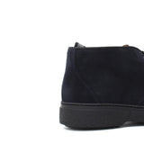 Polacchino stringato in camoscio ingrassato blu e fondo gomma leggera 1250PHSSBLU 298 ROSSI 