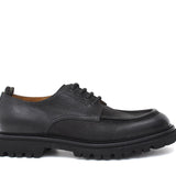 Stringata modello ingegnere in nabuk anticato nero  e fondo in gomma leggero 890RNE 399 ROSSI 