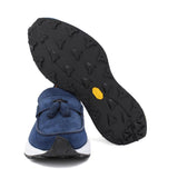 Mocassino con mappine  sportivo in camoscio navy con fondo vibram leggero 276FLOLTR 114 ROSSI 