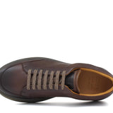 Sneakers in vitello naturale anticato marrone e fondo in gomma leggera 1254VCAS 1115 ROSSI 