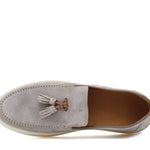 Slip-on con nappine in camoscio taupe e fondo in gomma cucito 622CAFLOTA 163 ROSSI 