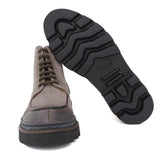 Stivaletto stringato in camoscio ingrassato tortora e fondo in gomma leggera 119PRHSBIS 400 ROSSI 