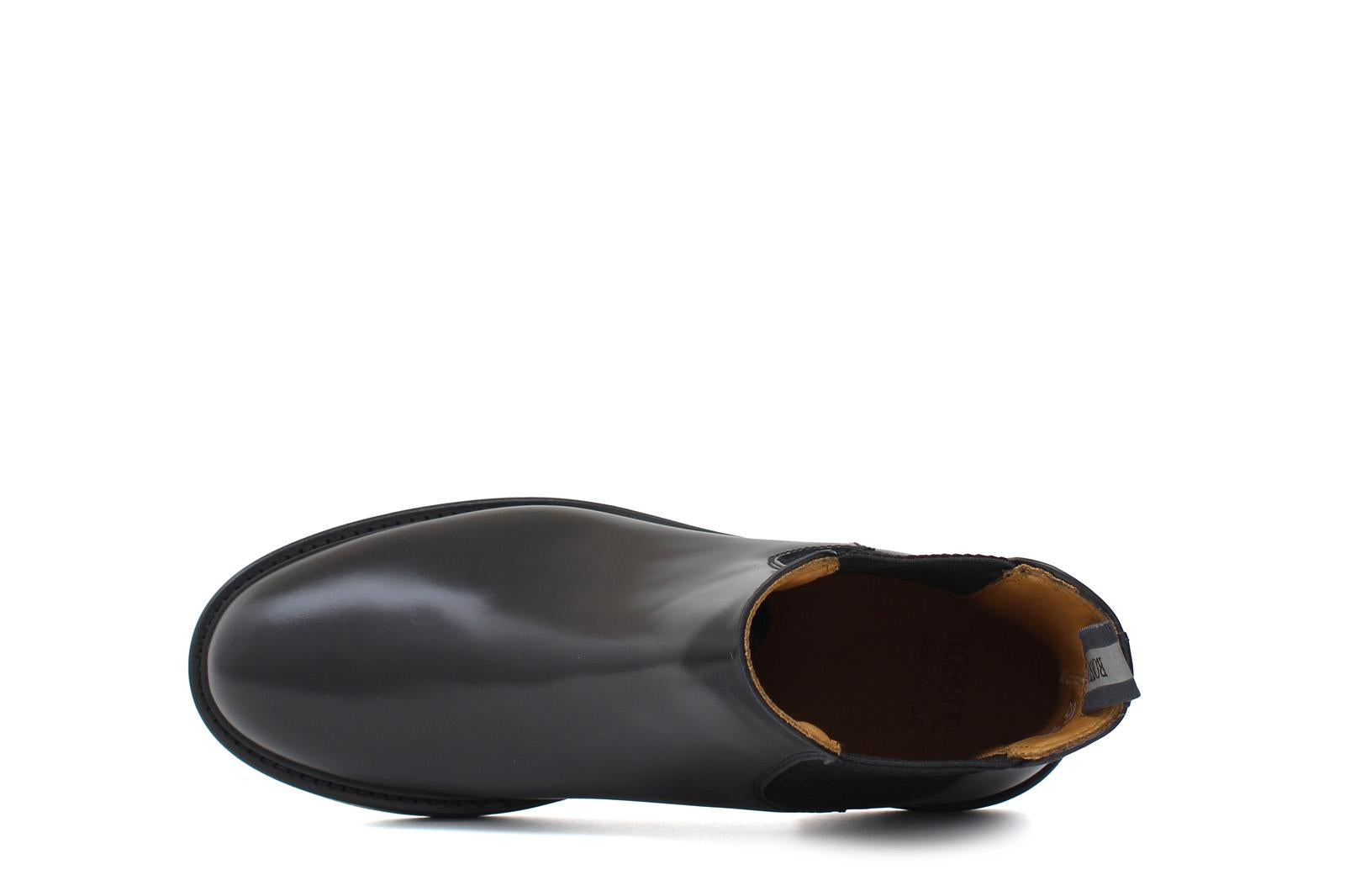 Beatles donna in vitello spazzolato nero con fondo in gomma leggera D220PCNER 23 ROSSI 