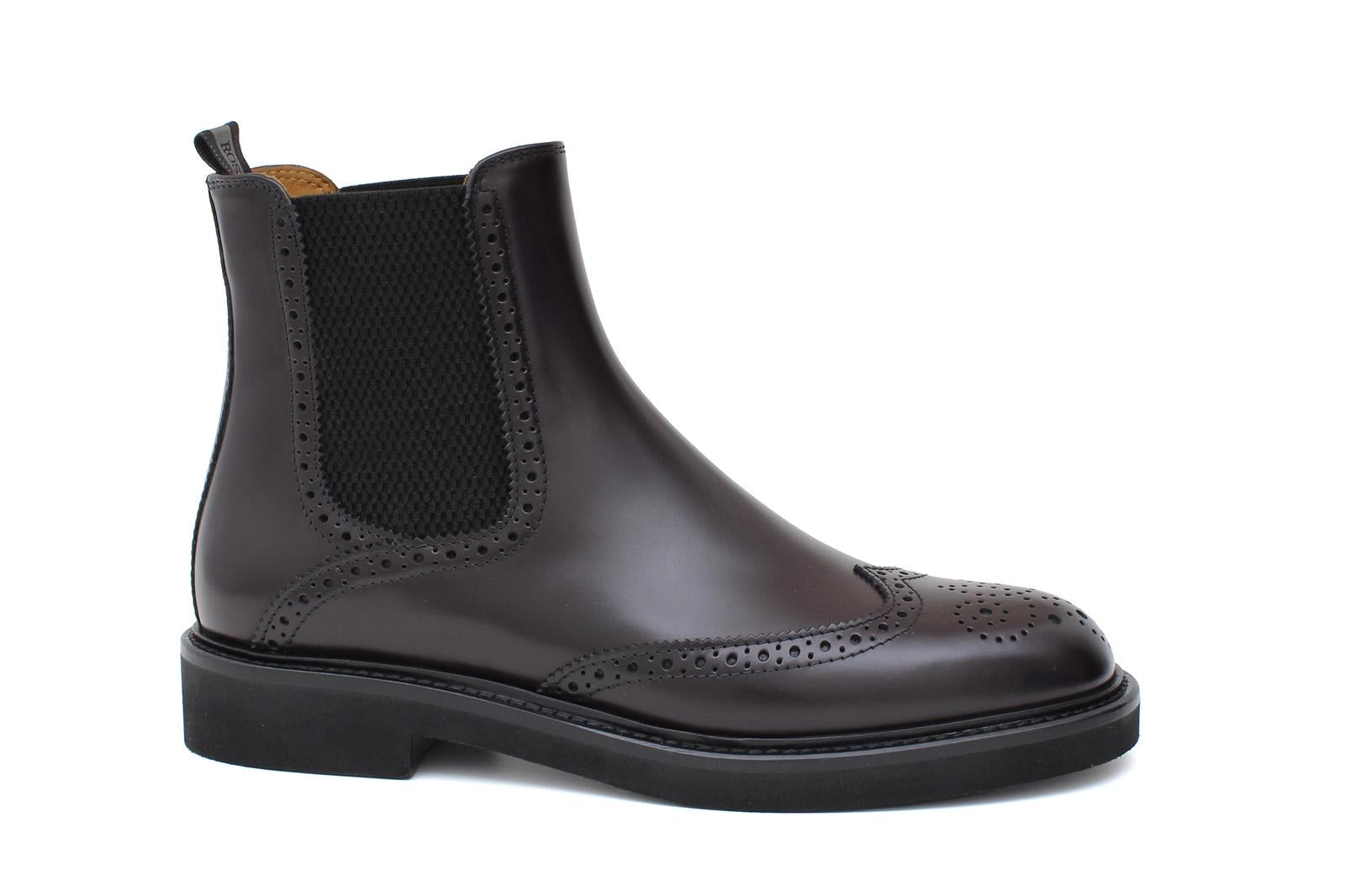 Beatles donna stile inglese in vitello spazzolato bordo' e fondo in gomma leggera D217PCBOR 22 ROSSI 