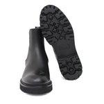 Beatles donna in vitello a pieno fiore color nero con fondo in gomma leggera D213PSNER 32 ROSSI 