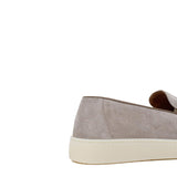 Slip-on con nappine in camoscio taupe e fondo in gomma cucito 622CAFLOTA 163 ROSSI 