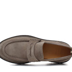 Mocassino stile ingegnere in suede sabbia e fondo gomma leggera 1223CHSBIS 1146 ROSSI 