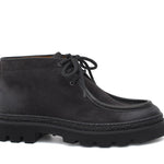 Polacchino modello ingegnere in camoscio anticato antracite con fondo roccia leggero 1253PCHSCAR 28 ROSSI 