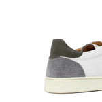 Sneaker in vitello anticato off white con inserti in camoscio e fondo in gomma 1051CODIXOFFFM 217 ROSSI 