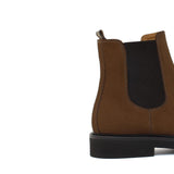 Beatles donna in camoscio rasato color bruciato con fondo in gomma leggera D220PCRIBRU 26 ROSSI 