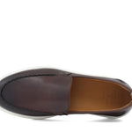 Mocassino in vitello naturale marrone sfumato con fondo gomma extralight 1476DCAS 507 ROSSI 