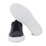 Sneaker in vitello bottalato color blu e fondo in gomma leggera 643VBOTTN 149 ROSSI 