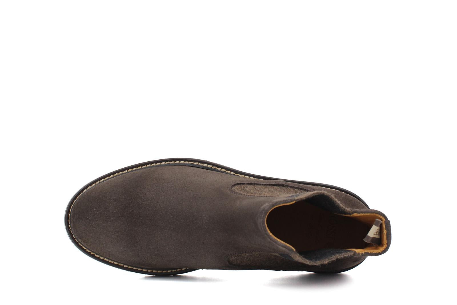 Beatles in camoscio color testa di moro e fondo in gomma leggera 9154CTPHSM 120 ROSSI 