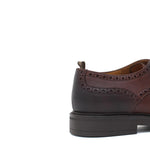 Derby stile inglese in vitello anticato marrone con fondo in gomma 164GR246BM 1067 ROSSI 