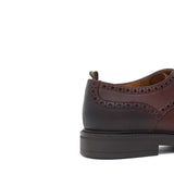 Derby stile inglese in vitello anticato marrone con fondo in gomma 164GR246BM 1067 ROSSI 