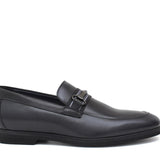 Mocassino con accessorio in bufalo colore blu scuro e fondo in gomma leggera 7786SLBFB 171 ROSSI 
