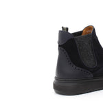 Stivaletto modello beatles in camoscio blu con fondo gomma leggero 9196PHSSBLU 77 ROSSI 