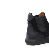 Stivaletto modello beatles in camoscio blu con fondo gomma leggero 9196PHSSBLU 77 ROSSI 