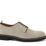 Derby in camoscio color roccia e fondo in gomma leggera 6403FLOANT 372  UN ROSSI 