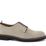 Derby in camoscio color roccia e fondo in gomma leggera 6403FLOANT 372  UN ROSSI 