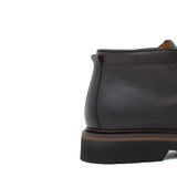 Polacchino stringato modello ingegnere in vitello nabuk anticato testa di moro con fondo in gomma leggera 1253PVTM 149 ROSSI 