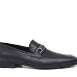 Mocassino in canguro nero con fondo in gomma 7629MCNER 1021 ROSSI 