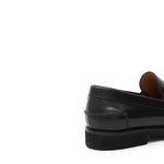 College stile inglese in vitello spazzolato nero con fondo in gomma leggera 5940GCNE 973 ROSSI 