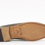 Mocassino con accessorio in camoscio sabbia e fondo in cuoio cucito 8714SILVBIS 1052 ROSSI 