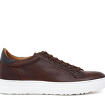 Sneaker  in vitello naturale marrone con fondo in gomma leggera 238LDC 403  UN ROSSI 
