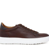 Sneaker  in vitello naturale marrone con fondo in gomma leggera 238LDC 403  UN ROSSI 