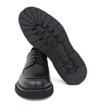 Derby in pellame bufalo color  nero con fondo in gomma leggera 1203REXN 397 ROSSI 