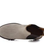 Beatles donna in camoscio color sabbia  con fondo in gomma leggera D213PHSBIS 30 ROSSI 