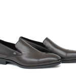 Mocassino in pelle nappa nera con fondo in gomma 1012NAPNE 135 ROSSI 