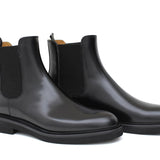 Beatles donna in vitello spazzolato nero con fondo in gomma leggera D220PCNER 23 ROSSI 