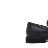 College stile inglese in vitello a pieno fiore nero con fondo gomma leggero 5316GWSERNE 351 ROSSI 