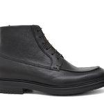 Stivaletto stringato in vitello chicchino nero con fondo gomma 9290PCVNE 621 ROSSI 