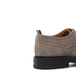 Derby donna stile inglese in suede color sabbia e fondo in gomma cucito D216GHSBIS 16 ROSSI 