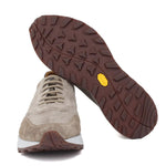 Sneaker  in camoscio traforato colore sabbia e fondo leggero Vibram 1010FLTCLO 504 ROSSI 