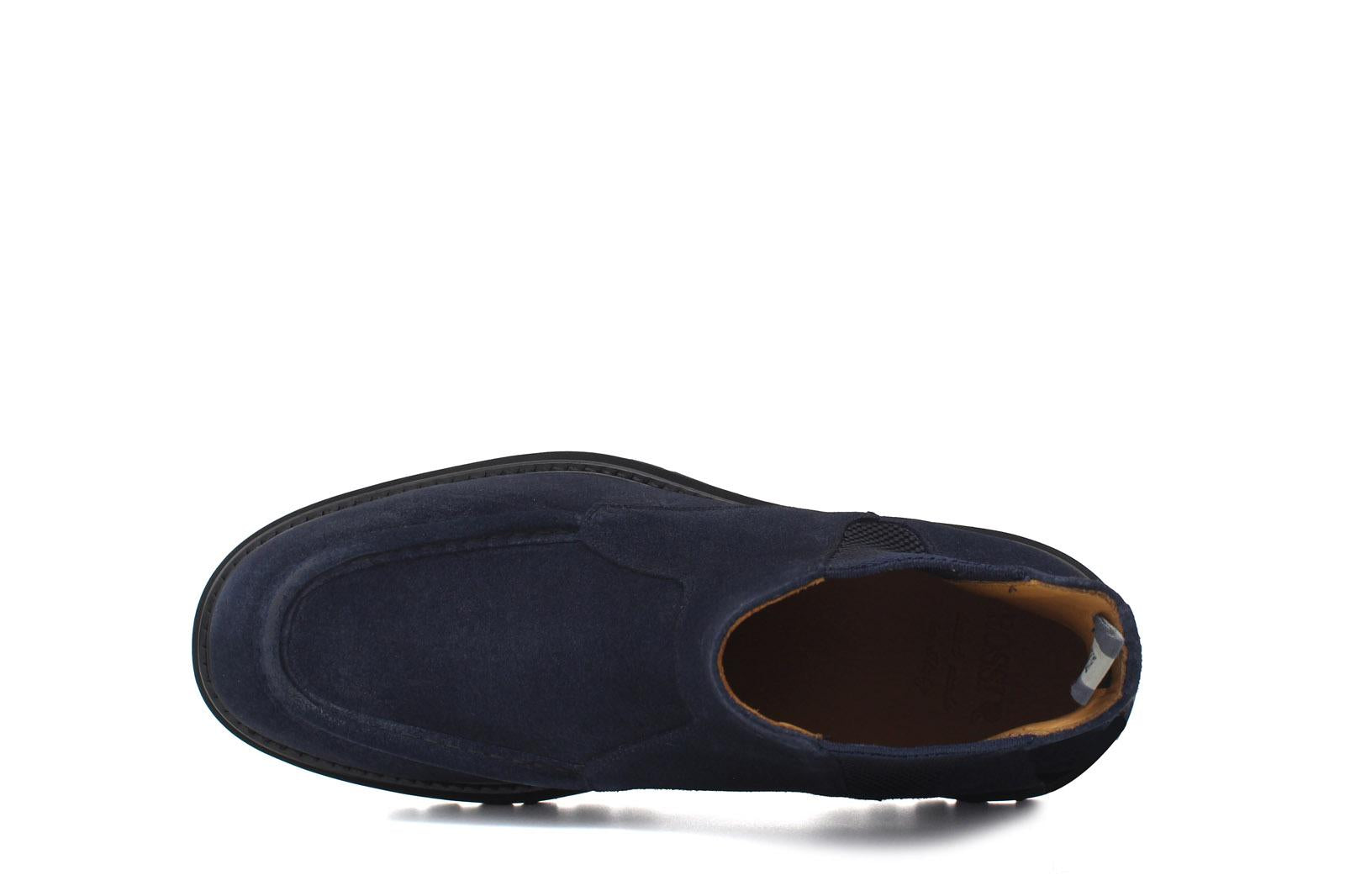 Stivaletto modello beatles in camoscio ingrassato blu e fondo in gomma leggera 881PHSSBC 128 ROSSI 