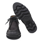 Polacchino modello ingegnere in camoscio anticato antracite con fondo roccia leggero 1253PCHSCAR 28 ROSSI 