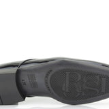 Derby in vernice nera con fondo in cuoio antiscivolo 7621VERB 1017 ROSSI 