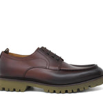 Derby modello ingegnere in vitello anticato marrone e fondo in gomma leggera 458BOSMAR 112 ROSSI 