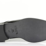 Derby in vernice nera con fondo in cuoio 7652VN 90 ROSSI 