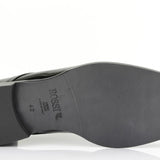 Derby in vernice nera con fondo in cuoio 7652VN 90 ROSSI 